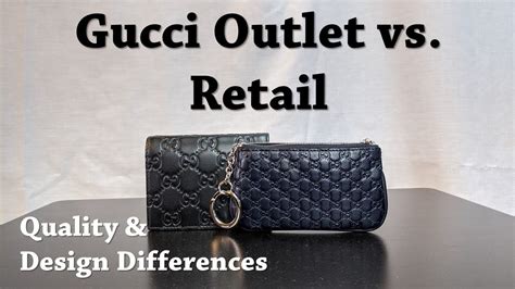 is it cheaper at the outlet gucci store|difference between gucci and outlet.